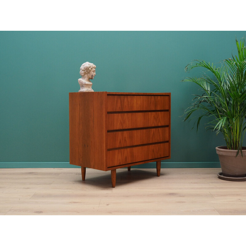 Vintage teak Chest Of Drawers, Denmark, 1960-70s