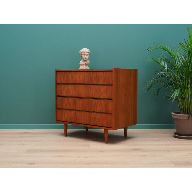 Vintage teak Chest Of Drawers, Denmark, 1960-70s