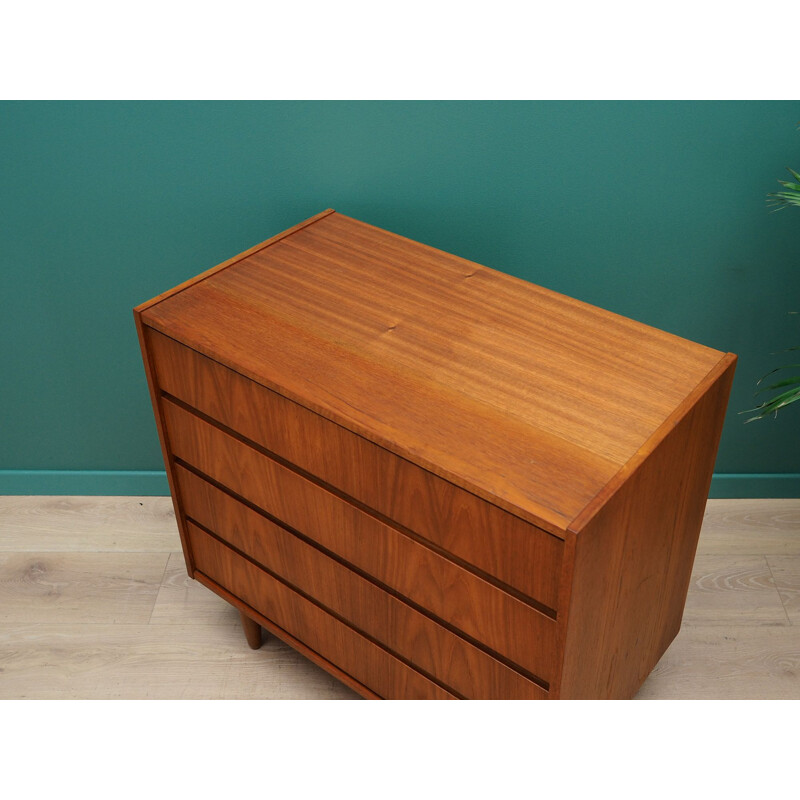 Vintage teak Chest Of Drawers, Denmark, 1960-70s