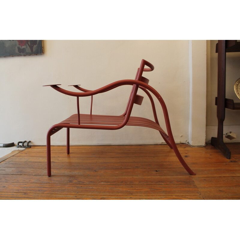 Cappellini varnished metal armchair, Jasper MORRISON - 1988