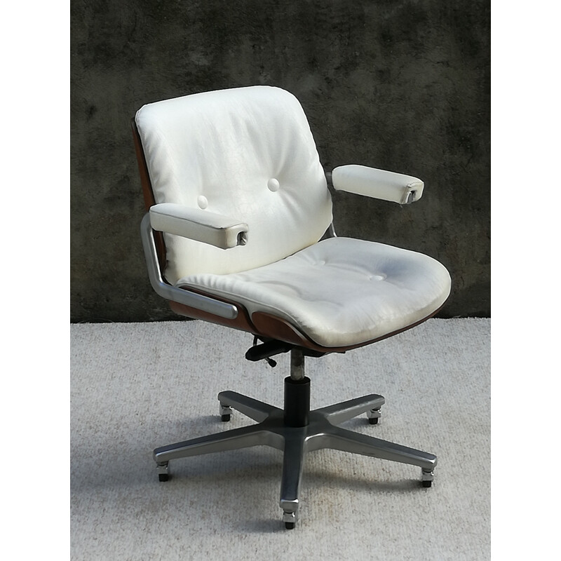 Vintage office armchair by Karl Dittert for Stoll Giroflex, 1970s