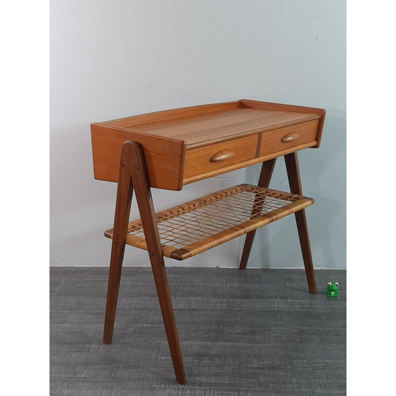 Small Vintage Teak Console, Denmark, 1960s