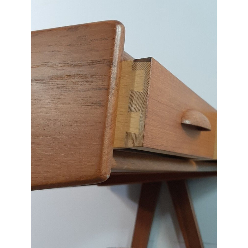 Small Vintage Teak Console, Denmark, 1960s