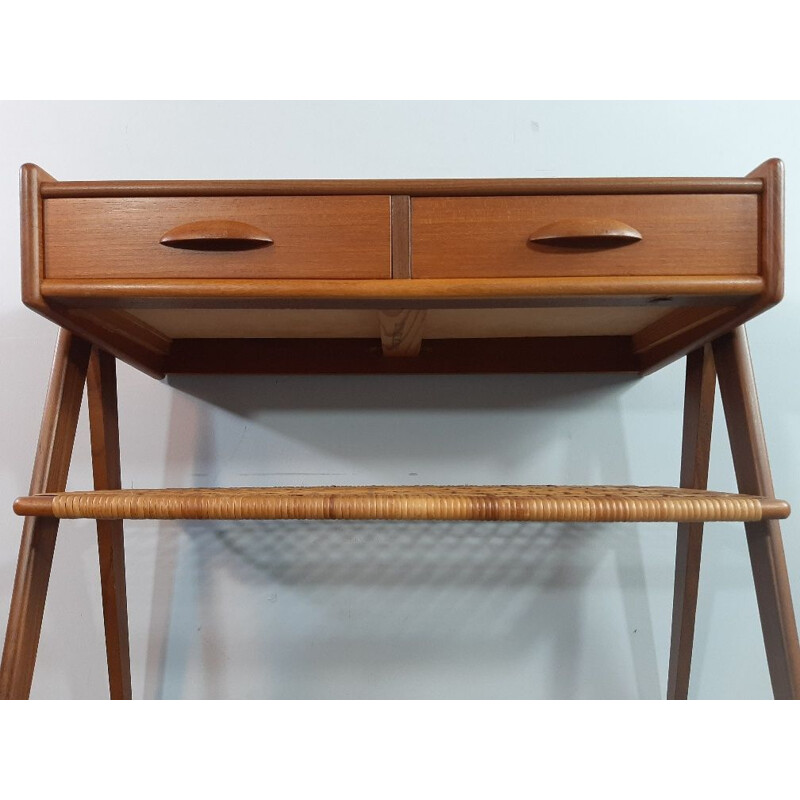 Small Vintage Teak Console, Denmark, 1960s