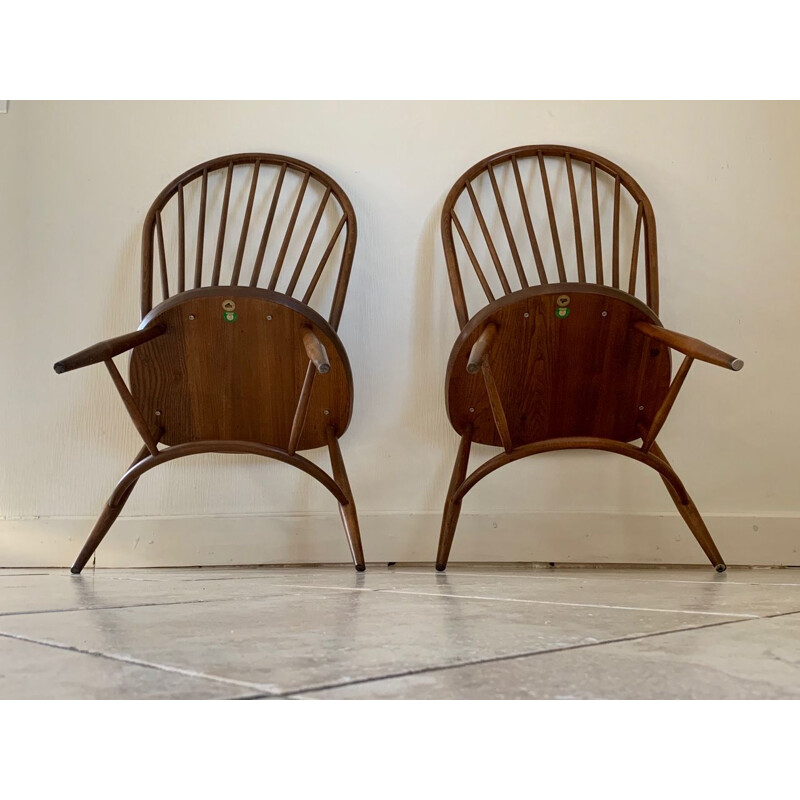 Pair of vintage chairs model 909 Latimer by Luciano Ercolani by Ercol