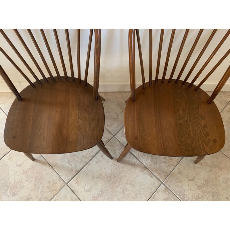 Pair of vintage chairs model 909 Latimer by Luciano Ercolani by Ercol