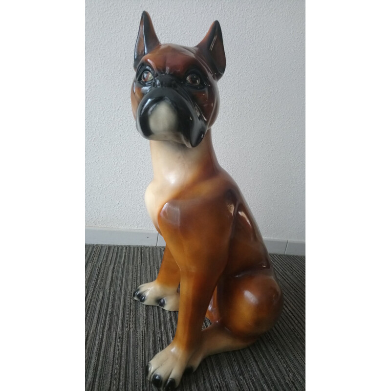 vintage Ceramic boxer 