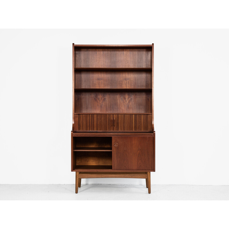 Vintage book shelf secretary in teak by Nexø, 1960s