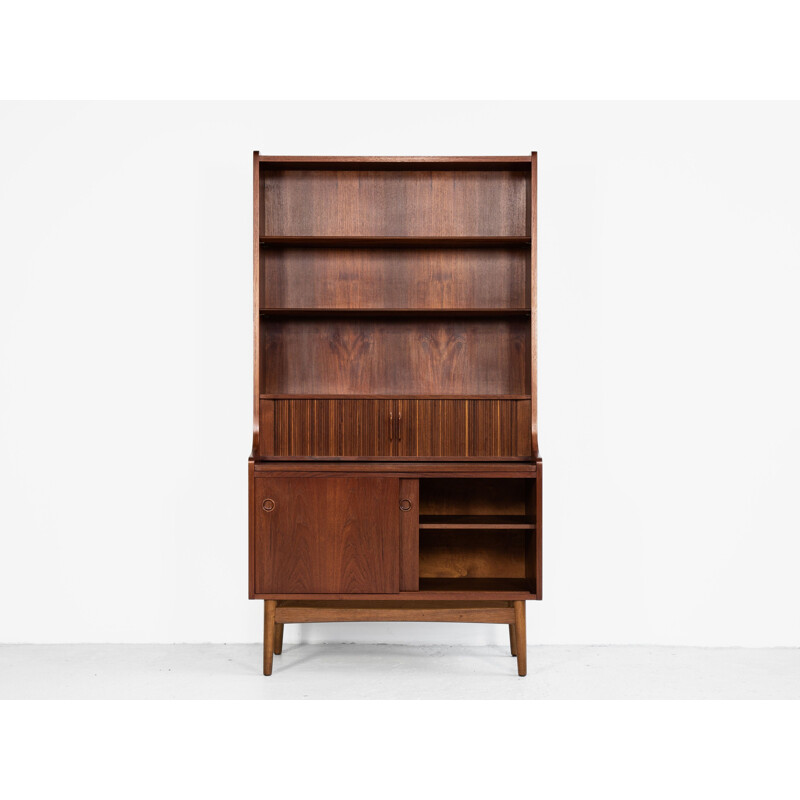 Vintage book shelf secretary in teak by Nexø, 1960s