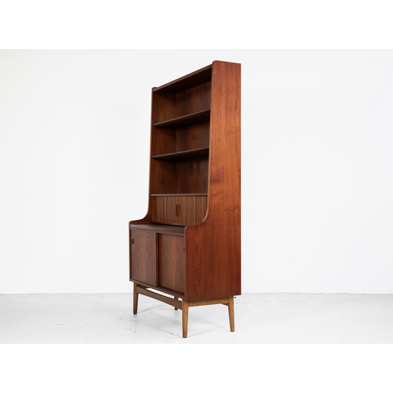 Vintage book shelf secretary in teak by Nexø, 1960s