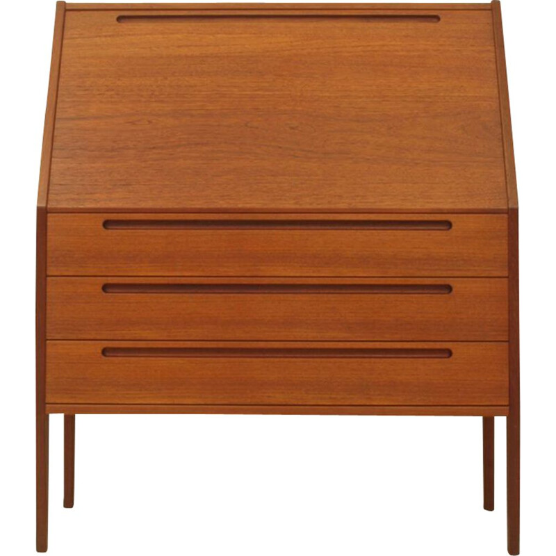 Vintage Teak Secretary Model 63 by Kai Kristiansen for Tørring Møbelfabrik, 1960s