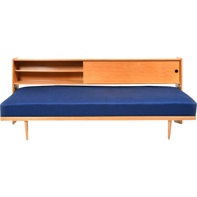 Vintage Daybed with Storage Compartment, 1950s