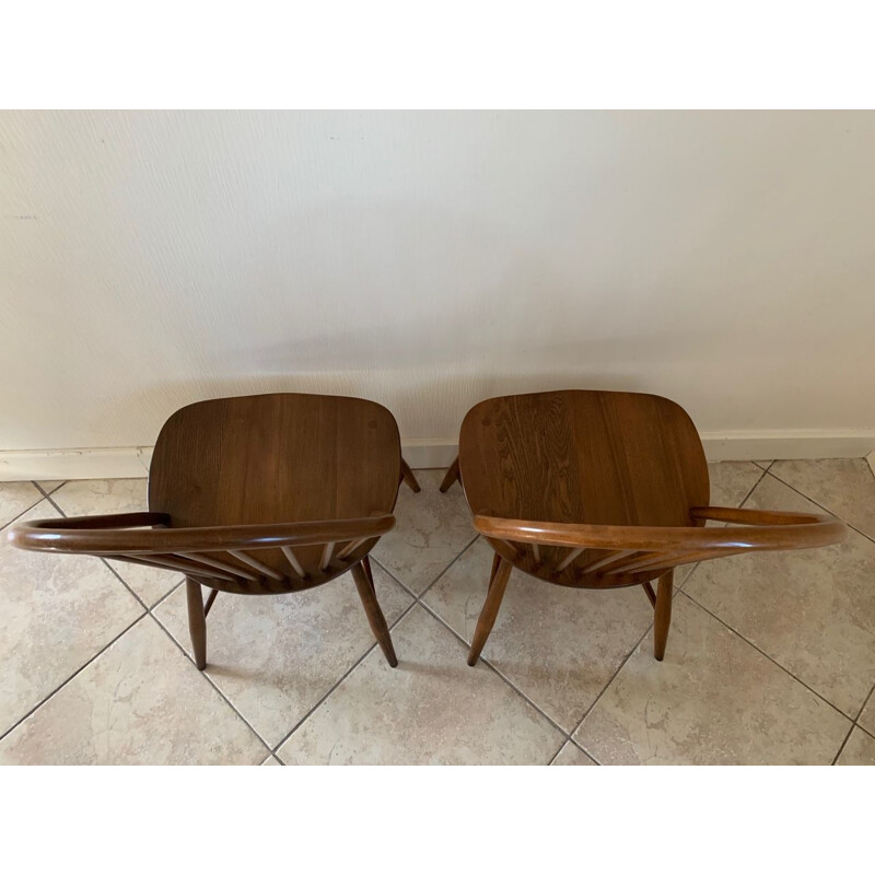 Pair of vintage chairs model 909 Latimer by Luciano Ercolani by Ercol