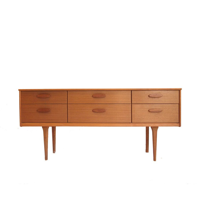 Vintage 6-drawer sideboard by Austinesuite, 1950-60s