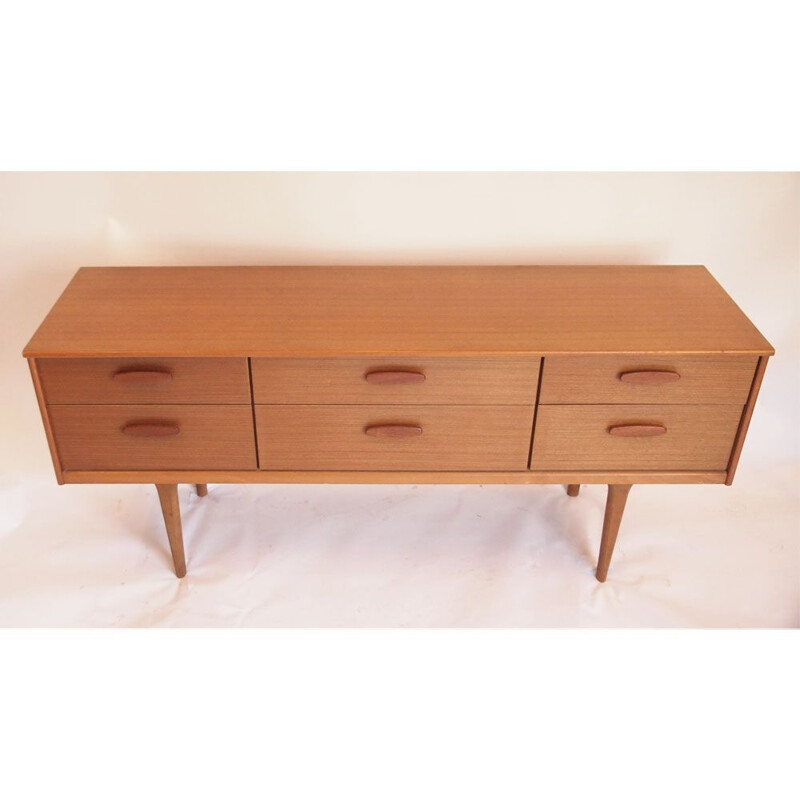 Vintage 6-drawer sideboard by Austinesuite, 1950-60s