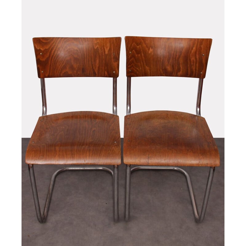 Paire de chaises vintage de Mart Stam par Kovona, 1940