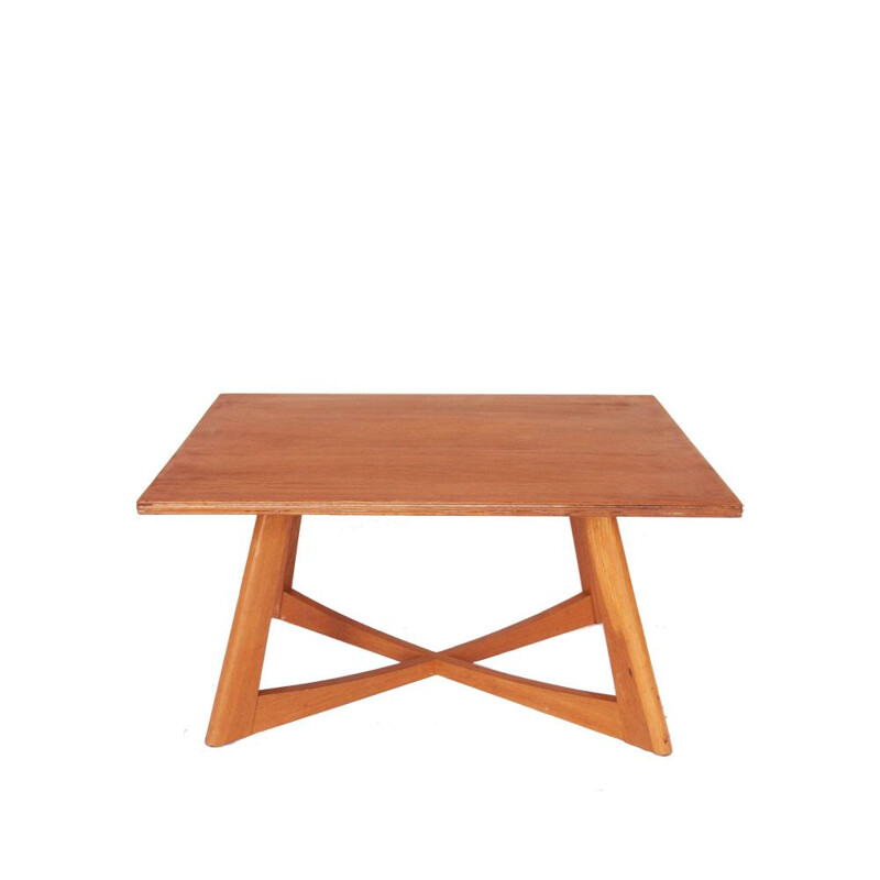 Vintage scandinavian teak coffee table, 1960s