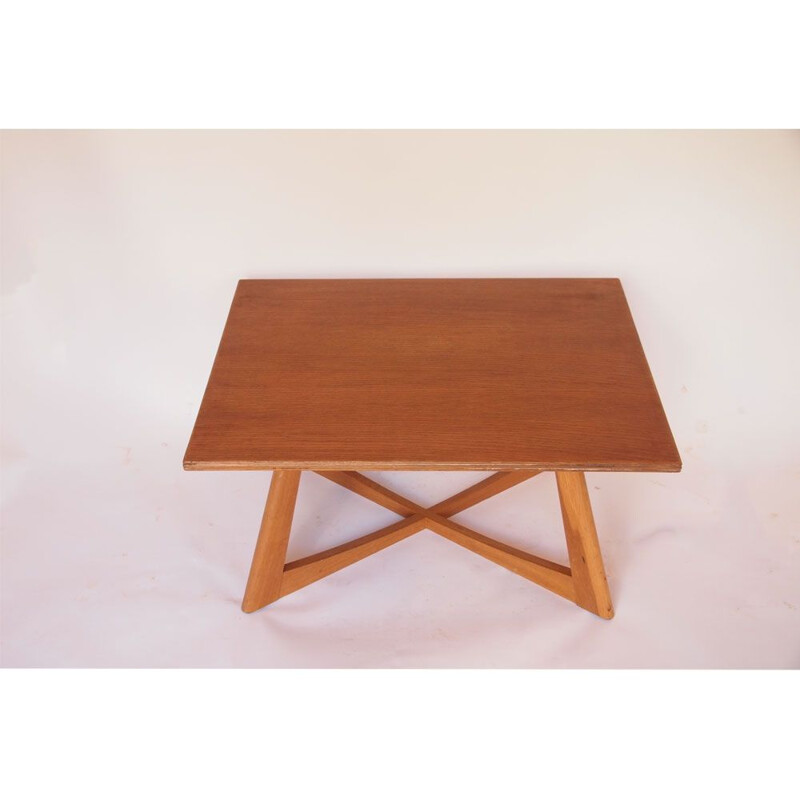 Vintage scandinavian teak coffee table, 1960s