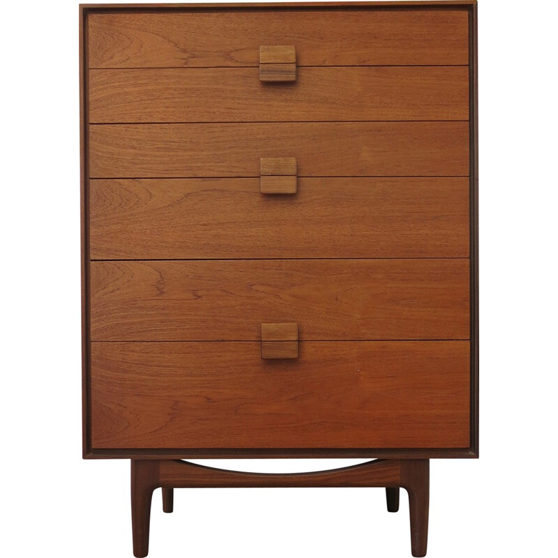 G Plan chest of drawers in African teak, Ib KOFOD LARSEN - 1960s