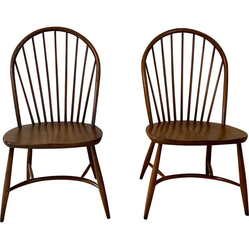 Pair of vintage chairs model 909 Latimer by Luciano Ercolani by Ercol