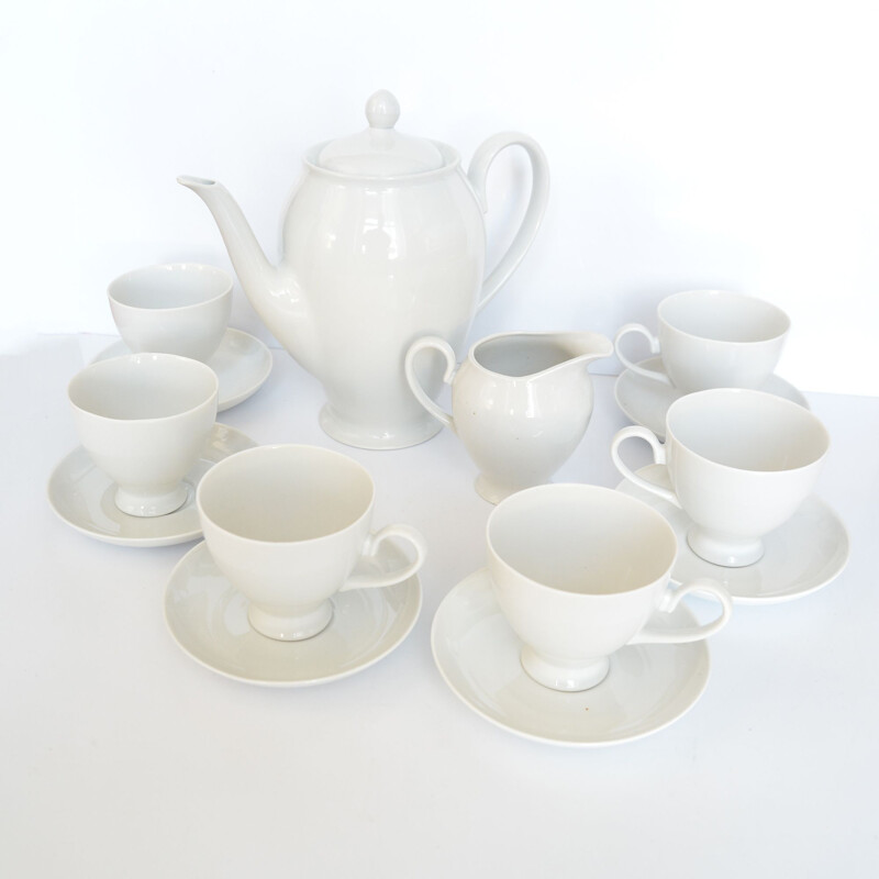 Porcelain vintage coffee service, 1970s