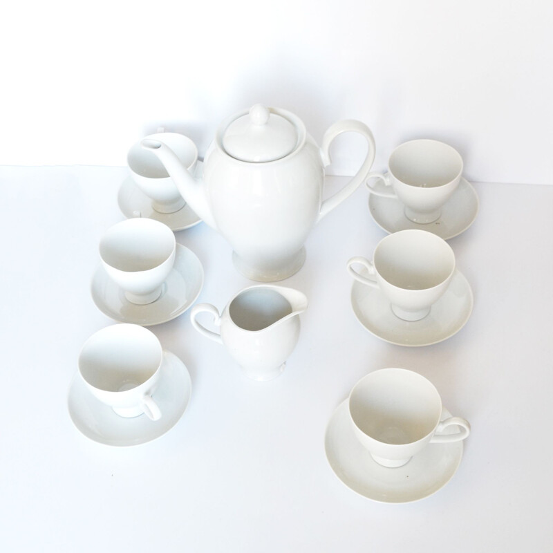 Porcelain vintage coffee service, 1970s