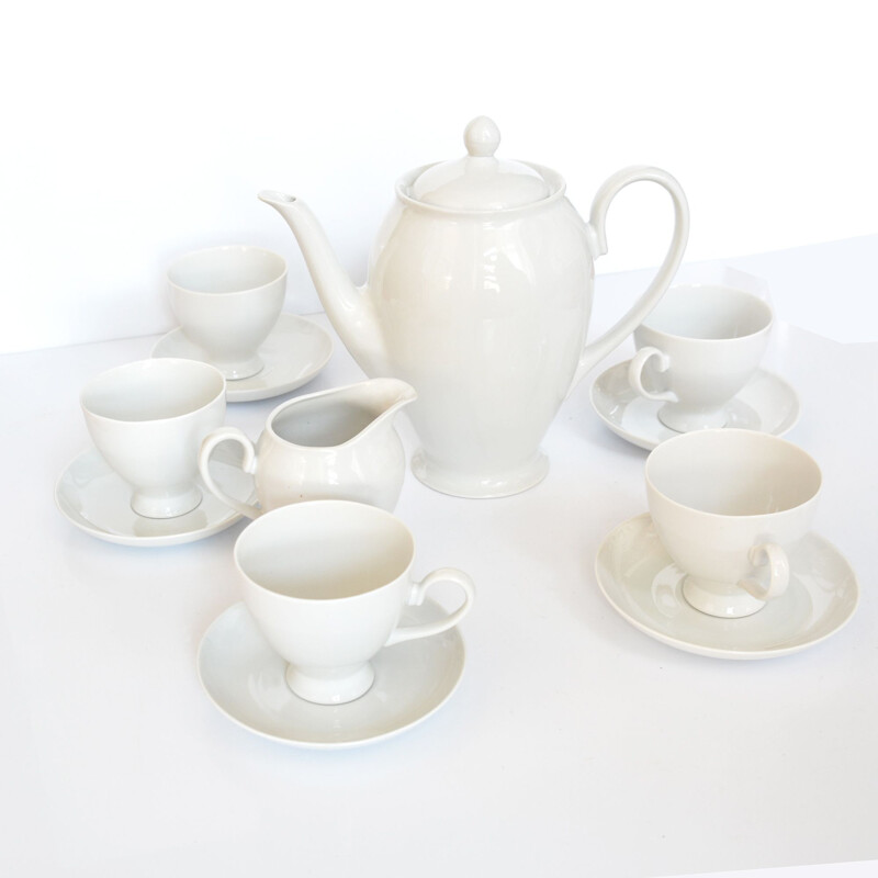 Porcelain vintage coffee service, 1970s