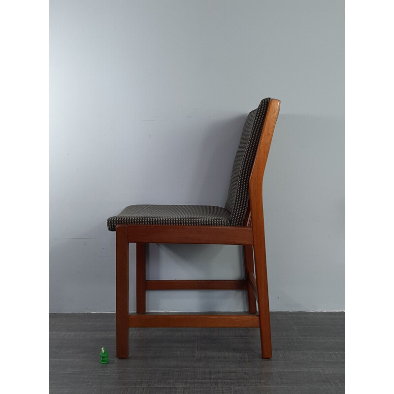 Set of 6 vintage mahogany dining chairs by Kurt Østervig for KP Møbler, 1950