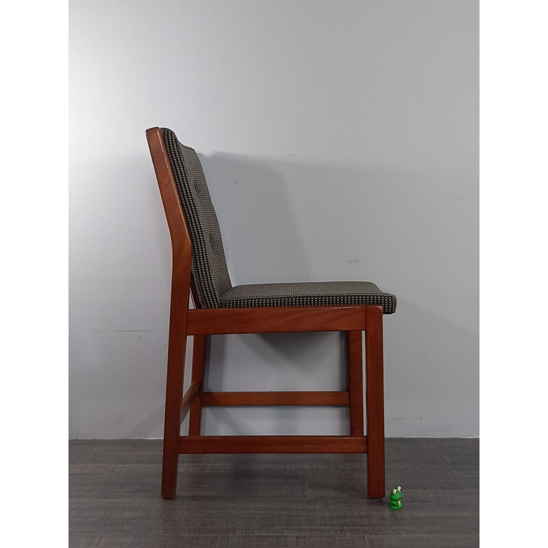 Set of 6 vintage mahogany dining chairs by Kurt Østervig for KP Møbler, 1950