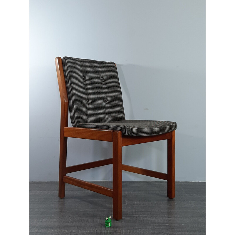 Set of 6 vintage mahogany dining chairs by Kurt Østervig for KP Møbler, 1950