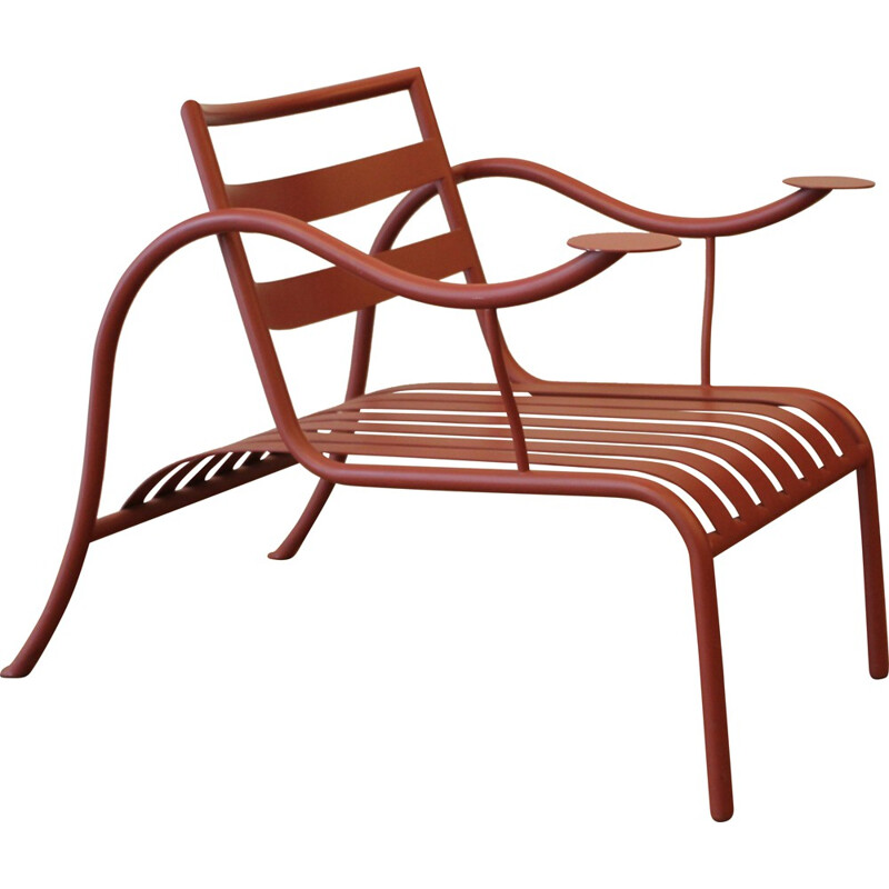 Cappellini varnished metal armchair, Jasper MORRISON - 1988