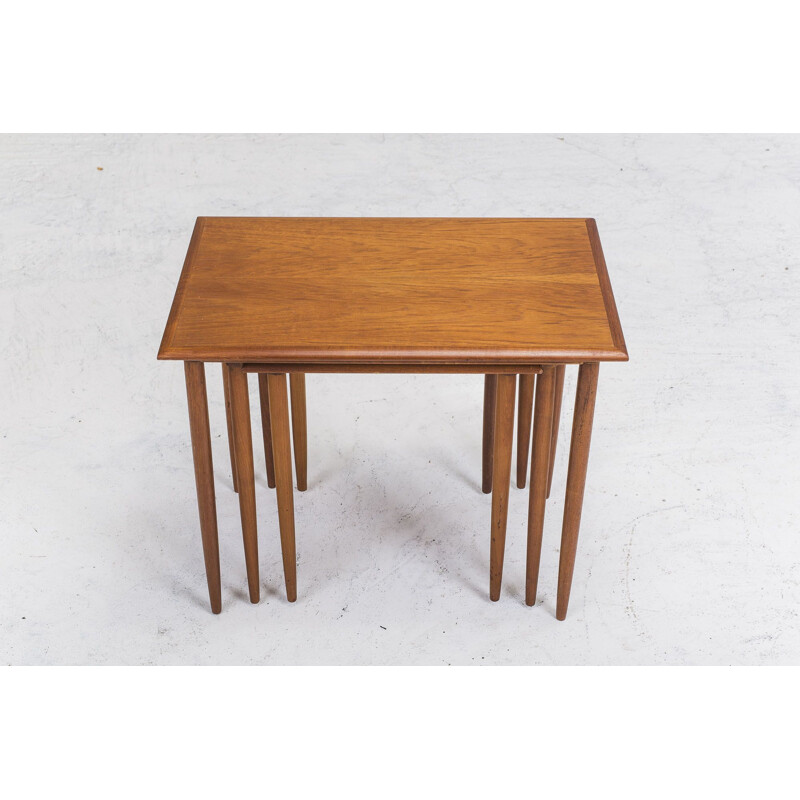 Tavolini vintage in teak, Danimarca 1960