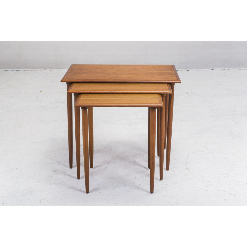 Tavolini vintage in teak, Danimarca 1960