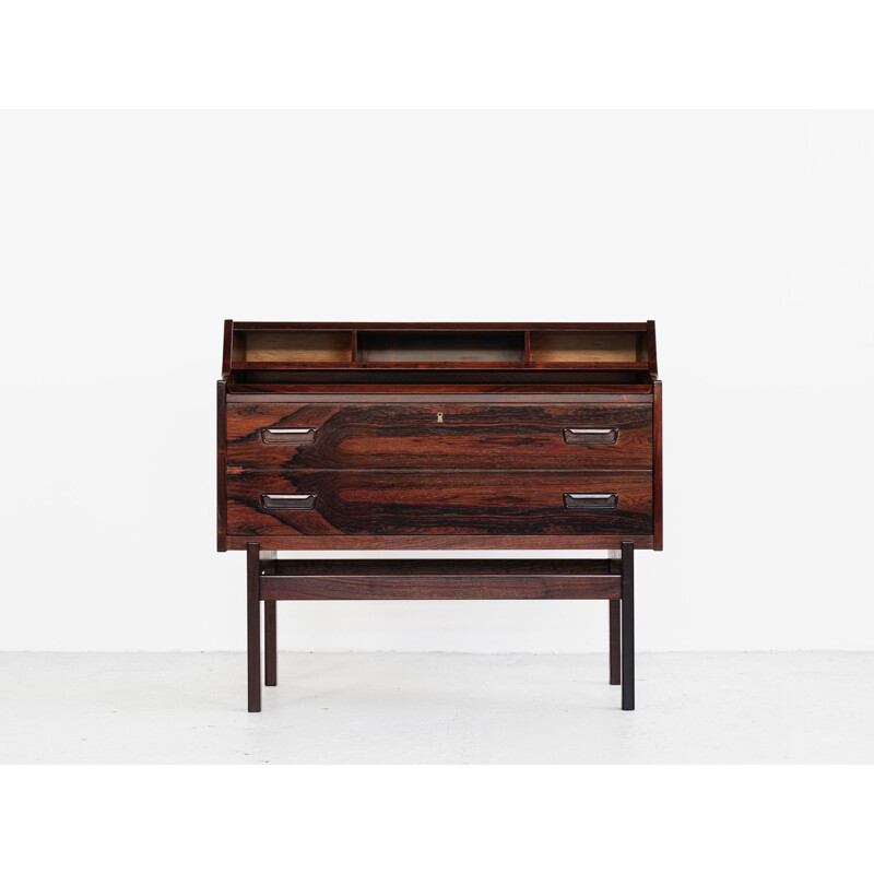 Vintage secretary in rosewood by Arne Wahl Iversen for Vinde Møbelfabrik, 1960s