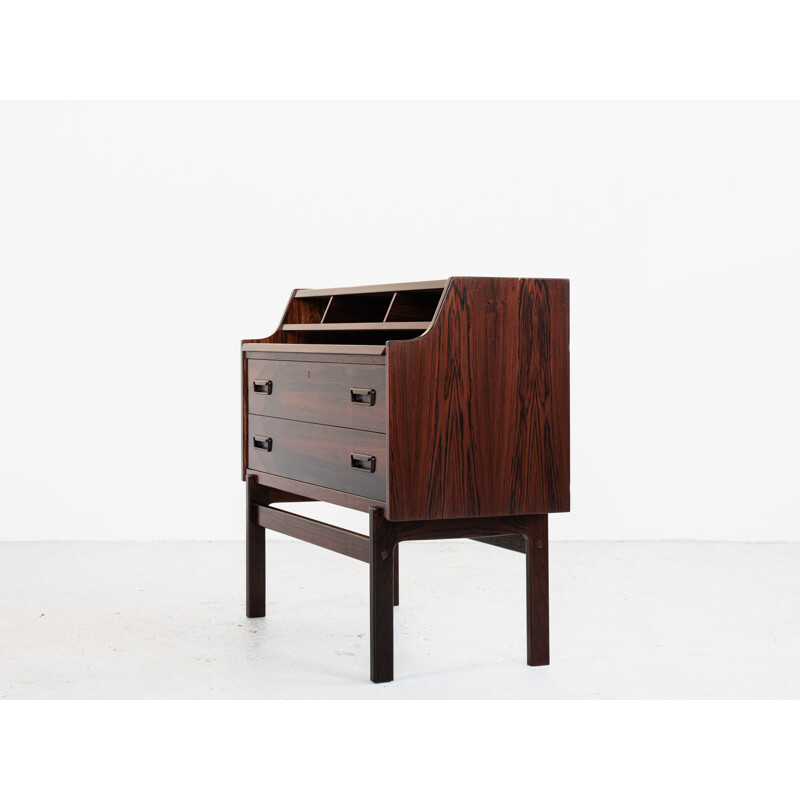 Vintage secretary in rosewood by Arne Wahl Iversen for Vinde Møbelfabrik, 1960s