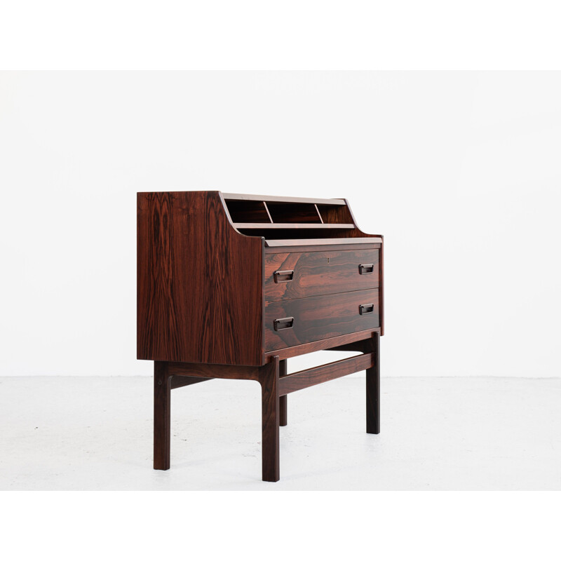 Vintage secretary in rosewood by Arne Wahl Iversen for Vinde Møbelfabrik, 1960s