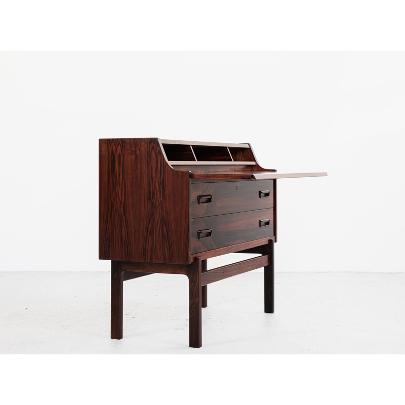 Vintage secretary in rosewood by Arne Wahl Iversen for Vinde Møbelfabrik, 1960s