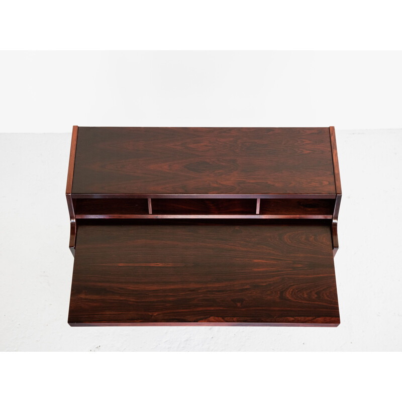 Vintage secretary in rosewood by Arne Wahl Iversen for Vinde Møbelfabrik, 1960s