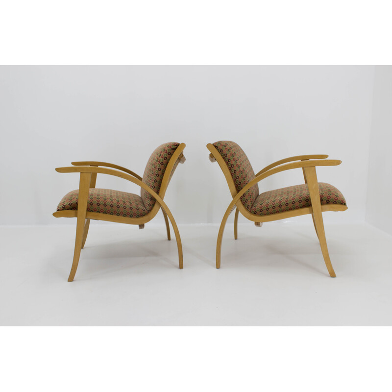 Set of 2 vintage armchairs, 1960s