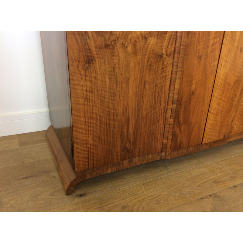 British walnut vintage wardrobe, 1930