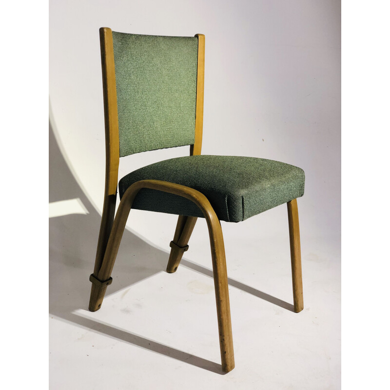 Paire de chaises vintage Bow-wood par Wilhelm Von Bole