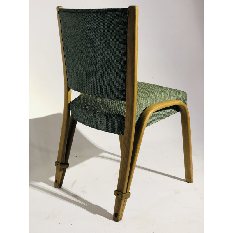 Paire de chaises vintage Bow-wood par Wilhelm Von Bole