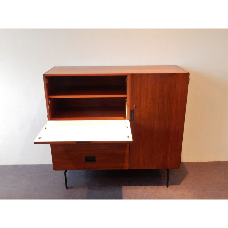 Teak vintage CU01 cabinet by Cees Braakman for Pastoe, Netherlands, 1958