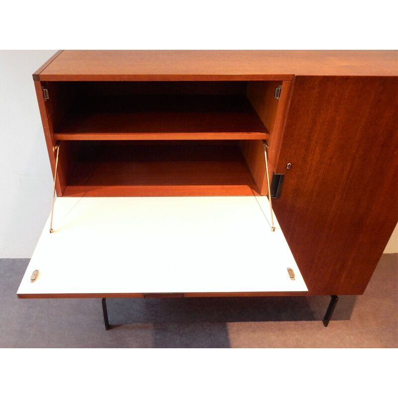 Teak vintage CU01 cabinet by Cees Braakman for Pastoe, Netherlands, 1958