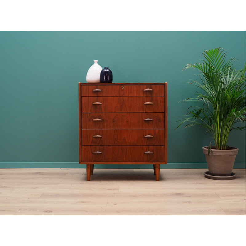 Vintage teak Chest Of Drawers, Denmark, 1960-70s