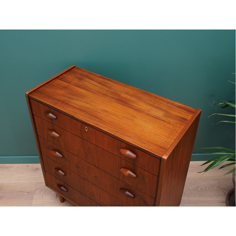 Vintage teak Chest Of Drawers, Denmark, 1960-70s