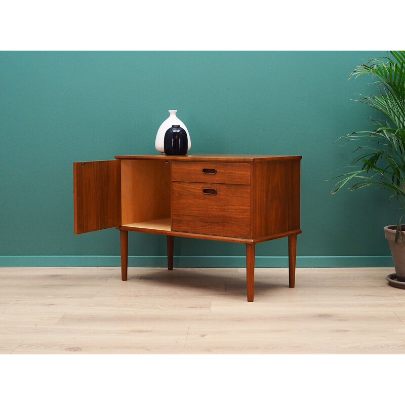 Vintage teak chest of drawers by Vinde Mobelfabrik, 1960-70s