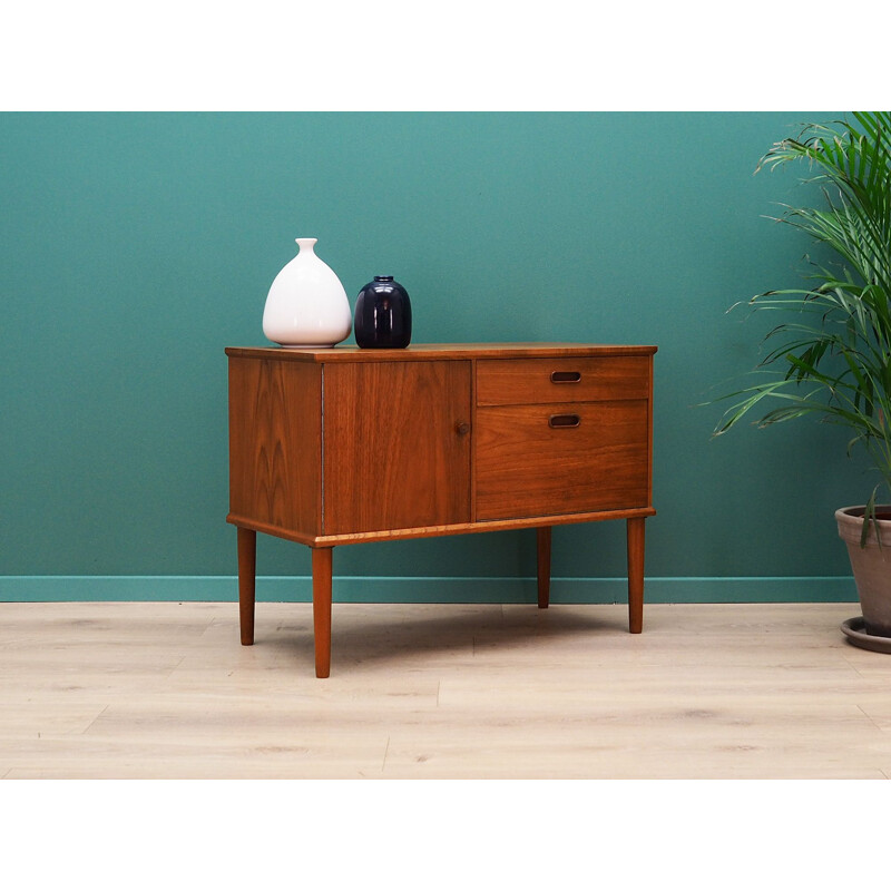 Vintage teak chest of drawers by Vinde Mobelfabrik, 1960-70s