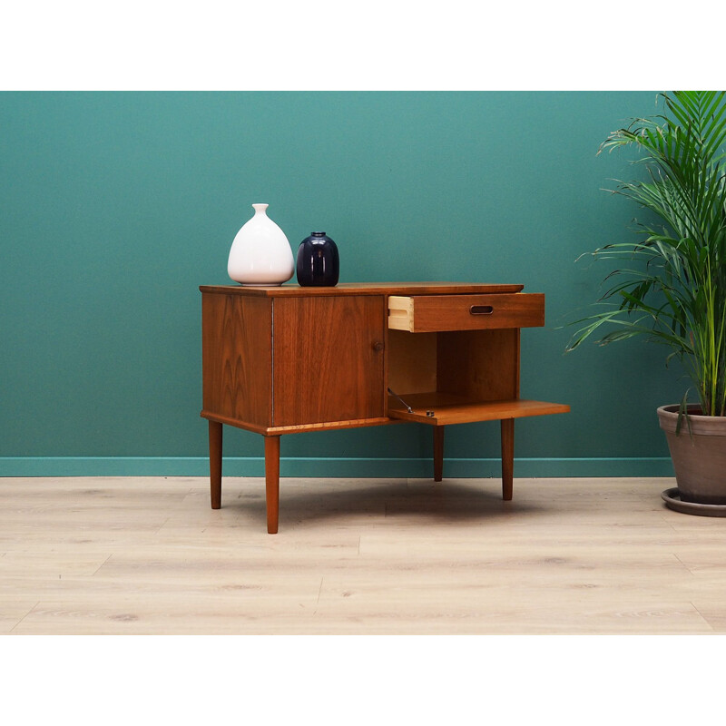 Vintage teak chest of drawers by Vinde Mobelfabrik, 1960-70s