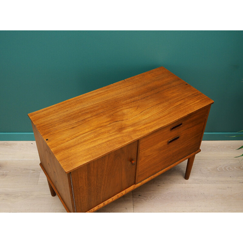 Vintage teak chest of drawers by Vinde Mobelfabrik, 1960-70s